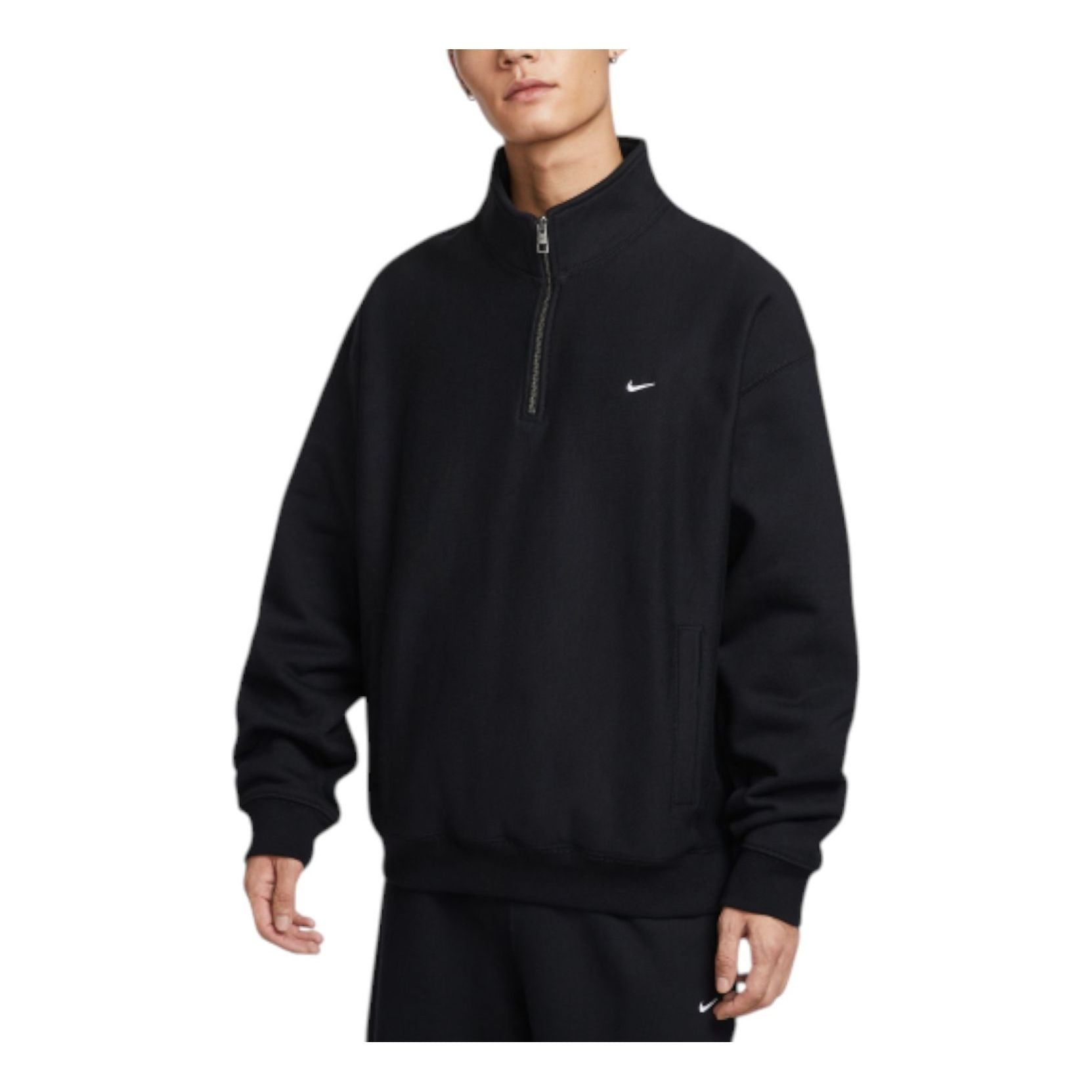 Топ Nike Solo Swoosh Plush Top 'Black White'
Топ Nike Solo Swoosh Plush Top 'Black White'