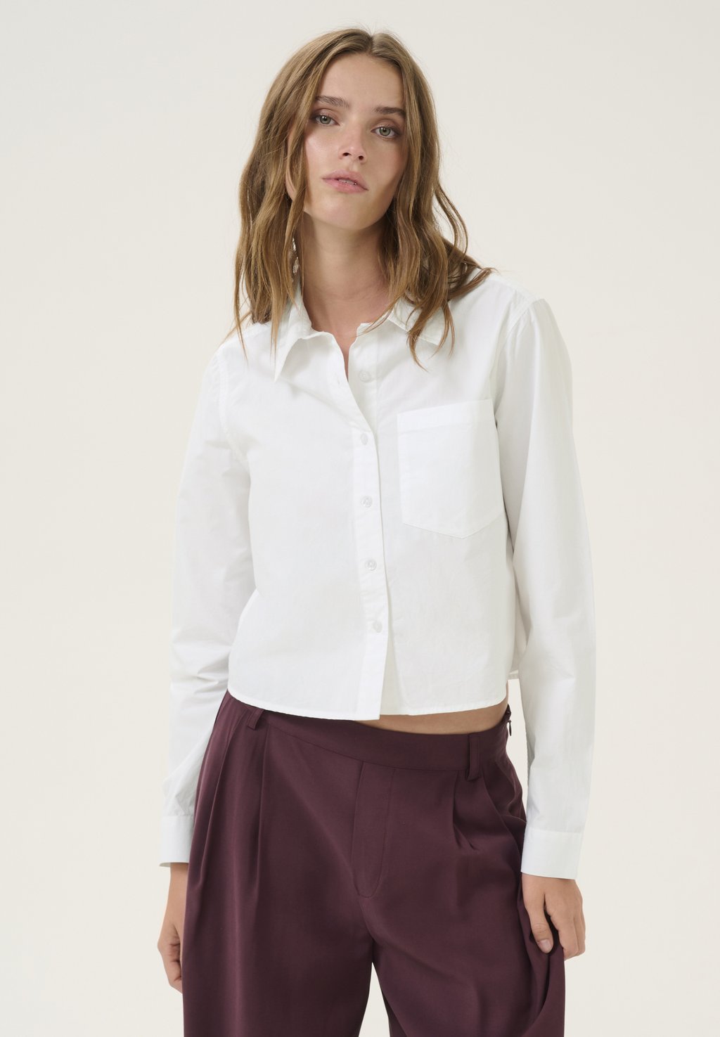 Блузка на пуговицах My Essential Wardrobe, белый
Блузка на пуговицах My Essential Wardrobe, белый