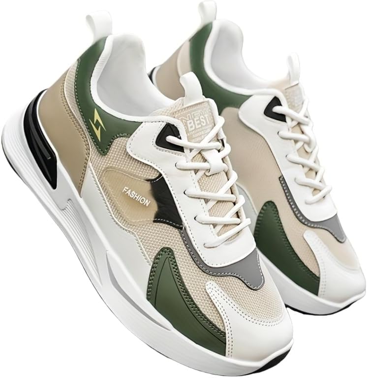 Мужские спортивные кроссовки больших размеров на толстой подошве. Сетчатый материал для воздухопроницаемости. Шнуровка. Противоскользящая и прочная подошва Clolinde, бежевый
Мужские спортивные кроссовки больших размеров на толстой подошве. Сетчатый материал для воздухопроницаемости. Шнуровка. Противоскользящая и прочная подошва Clolinde, бежевый