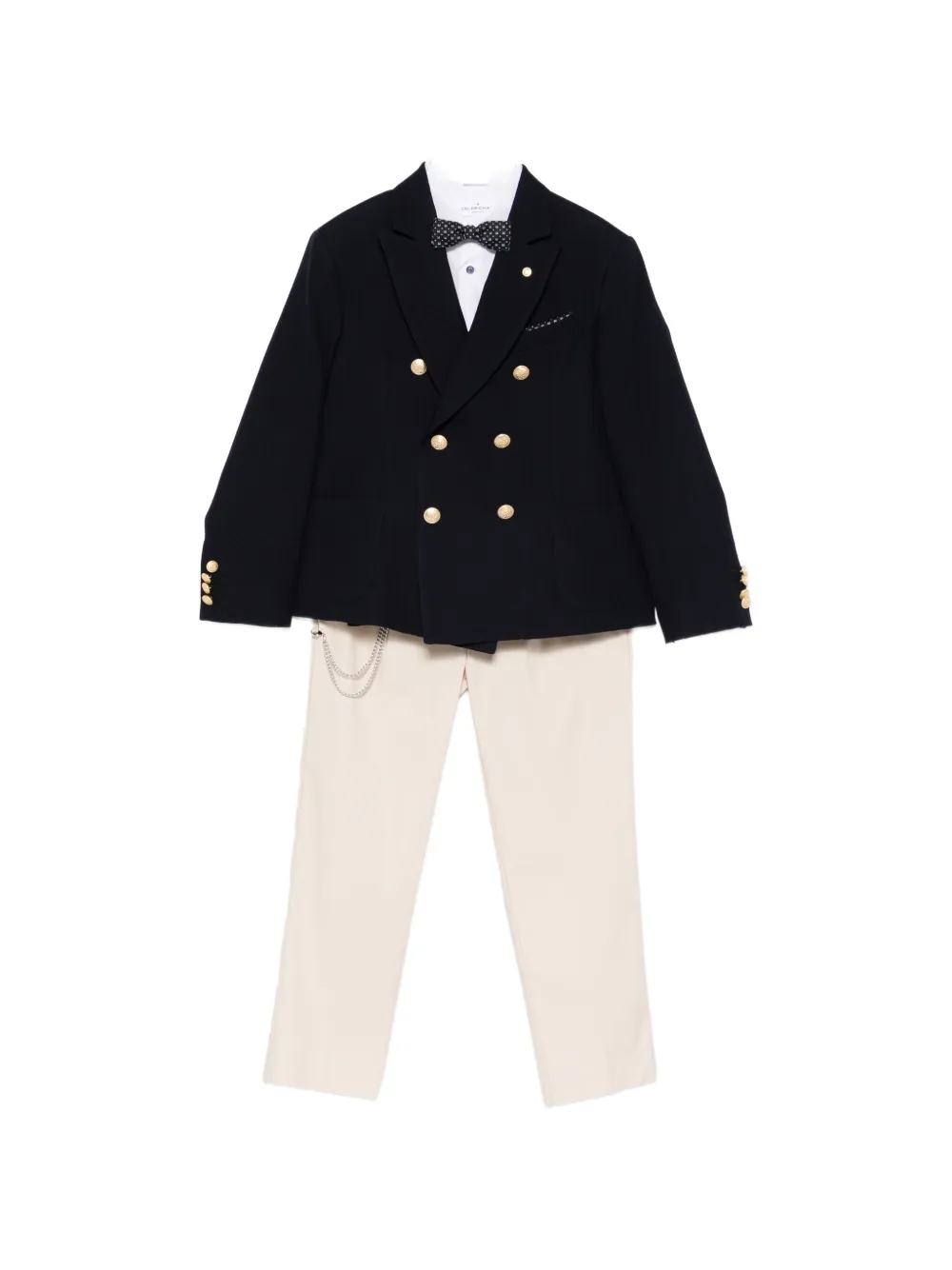 Двубортный костюм (набор из семи предметов) Colorichiari, синий
Двубортный костюм (набор из семи предметов) Colorichiari, синий