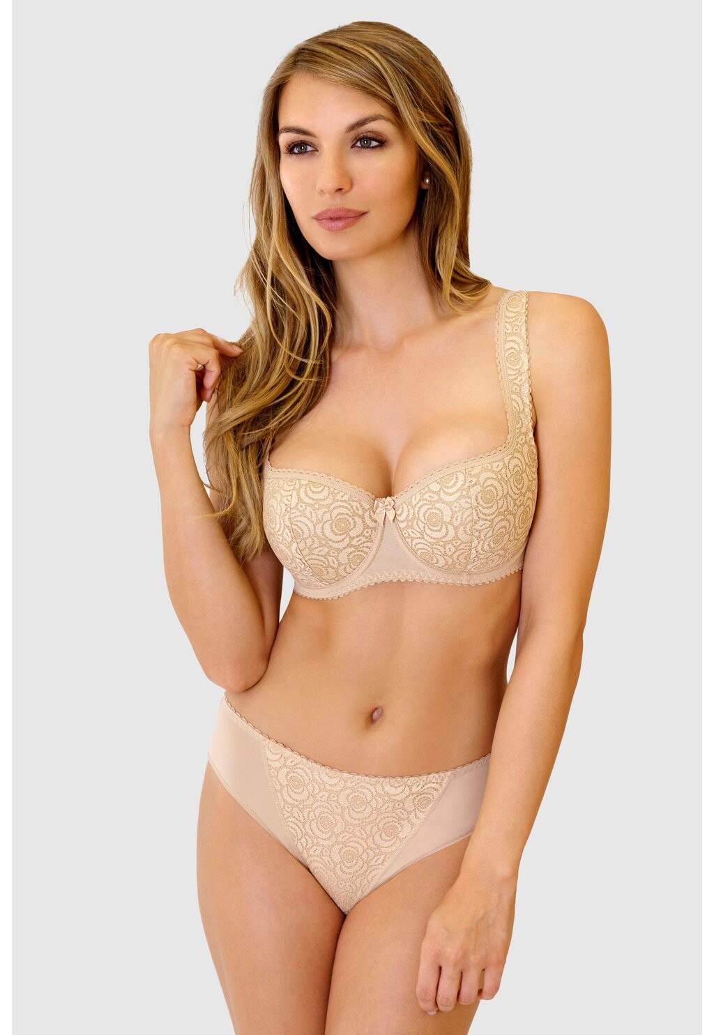 Бюстгальтер-балконет ANNIJA ROSME, бежевый
Бюстгальтер-балконет ANNIJA ROSME, бежевый