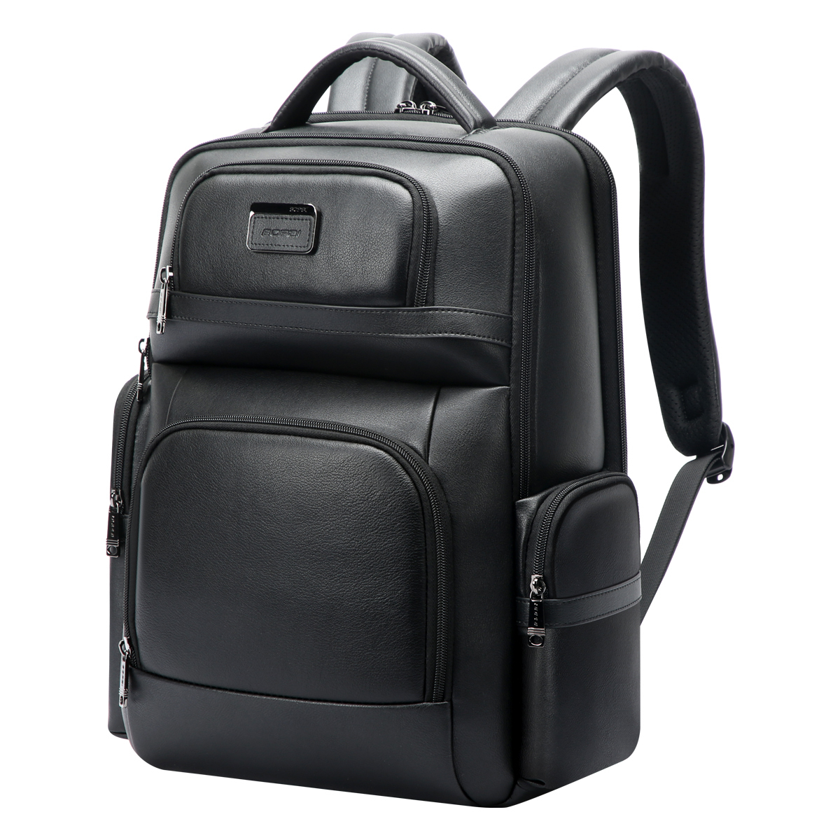 BOPAI Кожаный рюкзак с тканевой подкладкой мужской черный, Black
BOPAI Кожаный рюкзак с тканевой подкладкой мужской черный, Black