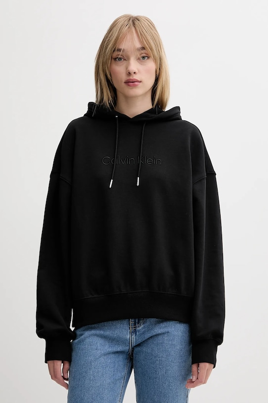 Хлопковая толстовка Calvin Klein, черный
Хлопковая толстовка Calvin Klein, черный
