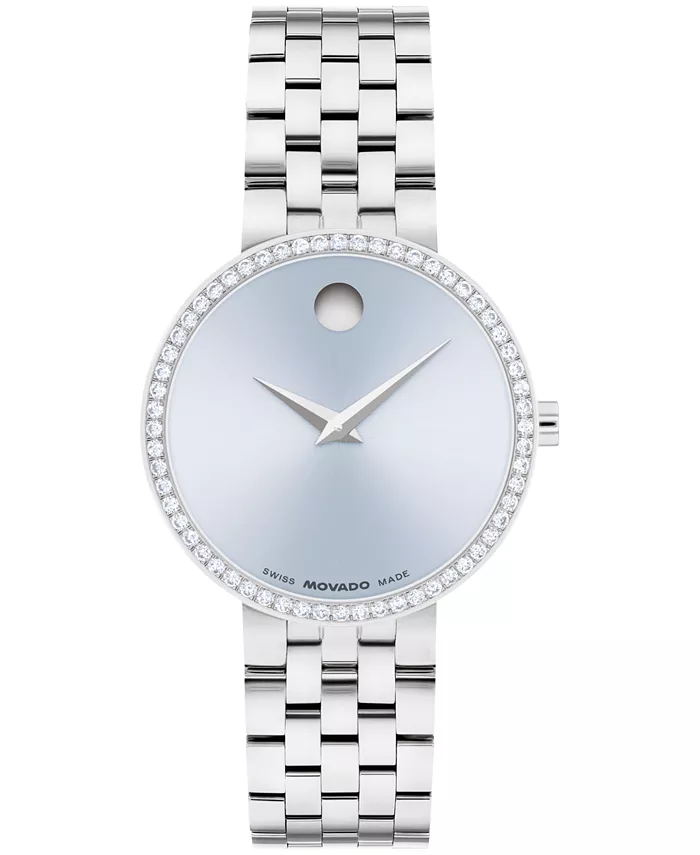 Женские часы Museum Classic с лабораторными бриллиантами, швейцарский кварц, корпус из нержавеющей стали, 29.5 мм Movado
Женские часы Museum Classic с лабораторными бриллиантами, швейцарский кварц, корпус из нержавеющей стали, 29.5 мм Movado