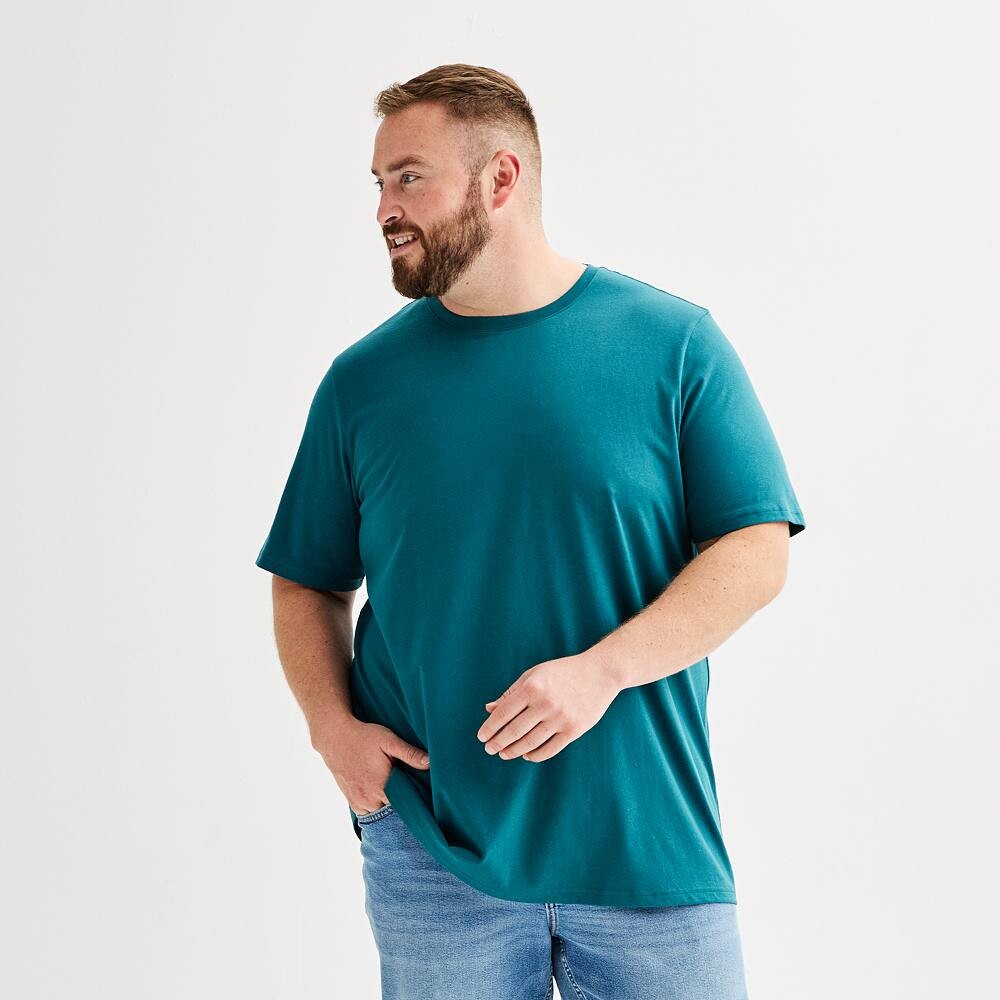 Big & Tall Sonoma Goods For Life Футболка с короткими рукавами и круглым вырезом, цвет Dark Teal
Big & Tall Sonoma Goods For Life Футболка с короткими рукавами и круглым вырезом, цвет Dark Teal