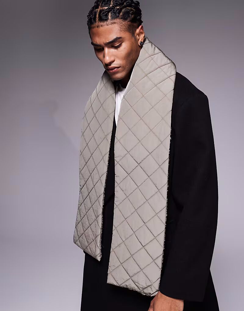 Двусторонний стеганый флисовый шарф нейтрального цвета Asos Design, Зеленый, Двусторонний стеганый флисовый шарф нейтрального цвета Asos Design
Двусторонний стеганый флисовый шарф нейтрального цвета Asos Design, Зеленый, Двусторонний стеганый флисовый шарф нейтрального цвета Asos Design