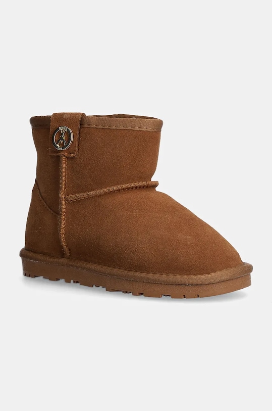 Детские угги из замши Patrizia Pepe, коричневый
Детские угги из замши Patrizia Pepe, коричневый