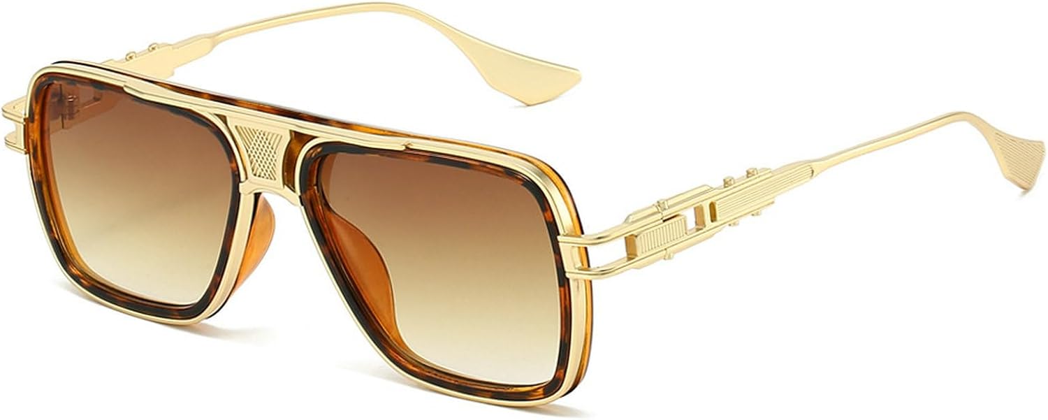 Винтажные металлические квадратные солнцезащитные очки для мужчин, модные панк-очки, градиентные солнцезащитные очки с защитой от УФ-излучения UV400 для женщин mincl, Brown
Винтажные металлические квадратные солнцезащитные очки для мужчин, модные панк-очки, градиентные солнцезащитные очки с защитой от УФ-излучения UV400 для женщин mincl, Brown