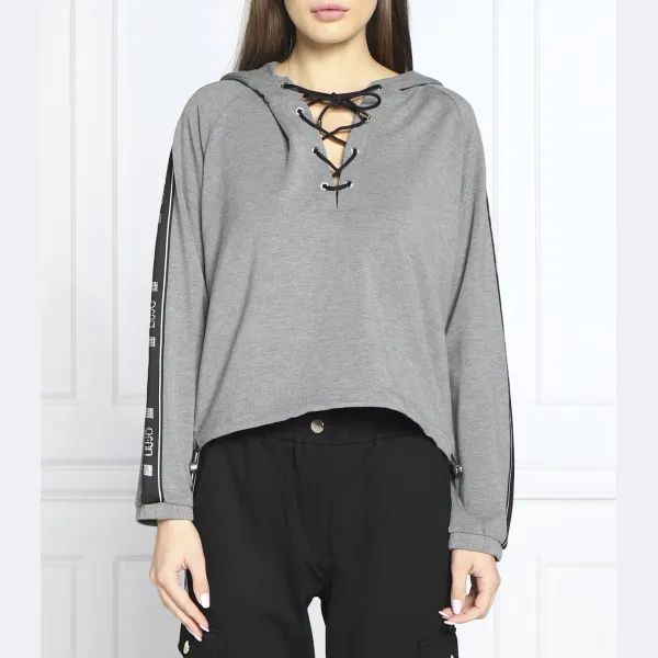 Укороченная толстовка Liu Jo, серый
Укороченная толстовка Liu Jo, серый