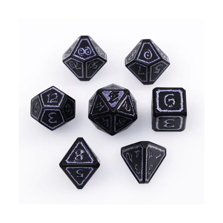 Полигональный набор Гильдии магов - Некромантия (7), Metal Poly Dice Sets (Die Hard Dice)
Полигональный набор Гильдии магов - Некромантия (7), Metal Poly Dice Sets (Die Hard Dice)