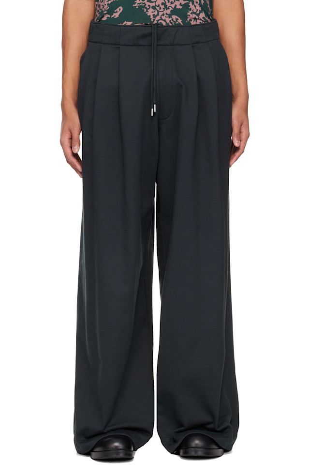 Dries Van Noten Черные плиссированные спортивные штаны
Dries Van Noten Черные плиссированные спортивные штаны