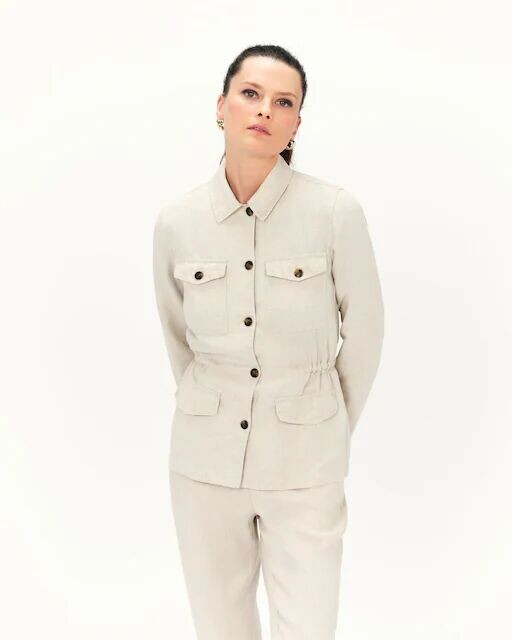 Женская куртка сафари с кулиской на талии Caroll, бежевый
Женская куртка сафари с кулиской на талии Caroll, бежевый