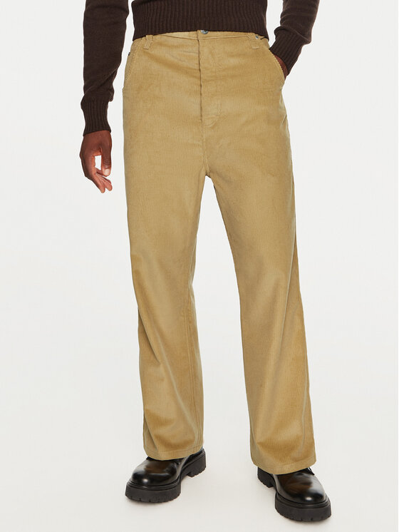 Брюки из ткани мешковатого кроя Ami Paris, коричневый
Брюки из ткани мешковатого кроя Ami Paris, коричневый