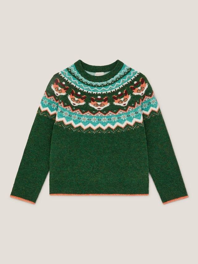 Детский свитер с норвежским узором Fox Monsoon, Green
Детский свитер с норвежским узором Fox Monsoon, Green