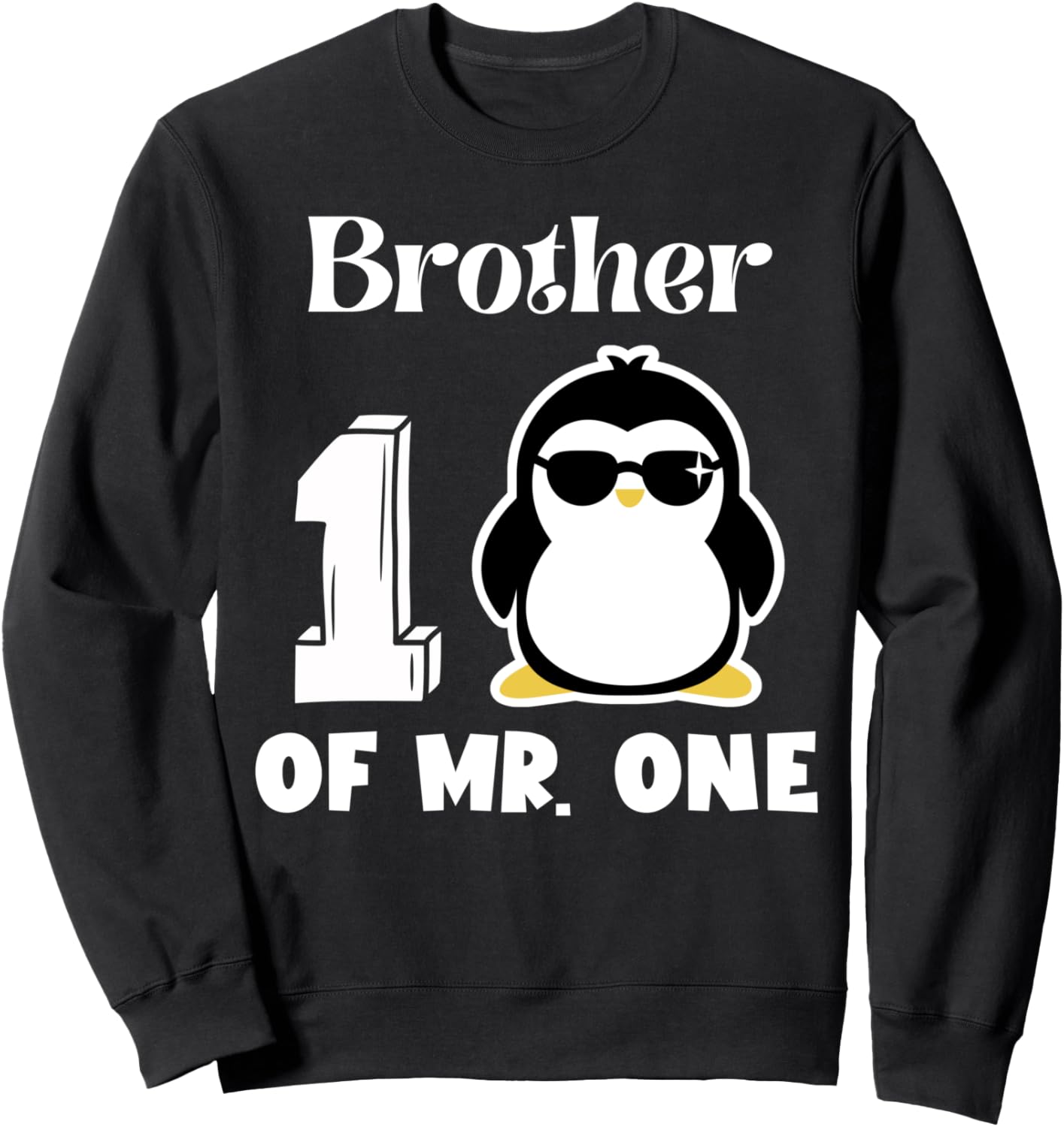 Толстовка для вечеринки в честь первого дня рождения в стиле Брат Один и отдыхает с пингвином Family Look Penguin Theme Apparel Decoration Gifts, черный
Толстовка для вечеринки в честь первого дня рождения в стиле Брат Один и отдыхает с пингвином Family Look Penguin Theme Apparel Decoration Gifts, черный