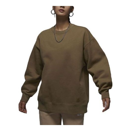 Свитер флисовая толстовка с круглым вырезом Air Jordan, зеленый
Свитер флисовая толстовка с круглым вырезом Air Jordan, зеленый