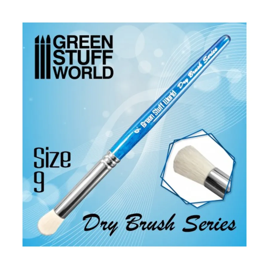 Сухая кисть синей серии — №9, Tools - Brushes & Shapers (Green Stuff World)
Сухая кисть синей серии — №9, Tools - Brushes & Shapers (Green Stuff World)