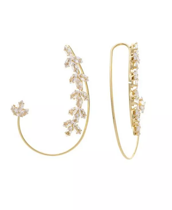 Серьги-Клипсы с цветочным принтом и подвесками в виде гусениц Rivka Friedman, gold
Серьги-Клипсы с цветочным принтом и подвесками в виде гусениц Rivka Friedman, gold