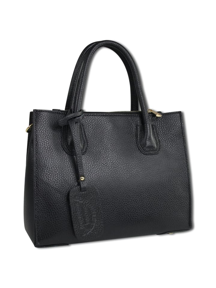 Сумка Toscanto, наплечная сумка, кожа, черная, ок. 26 см
Сумка Toscanto, наплечная сумка, кожа, черная, ок. 26 см