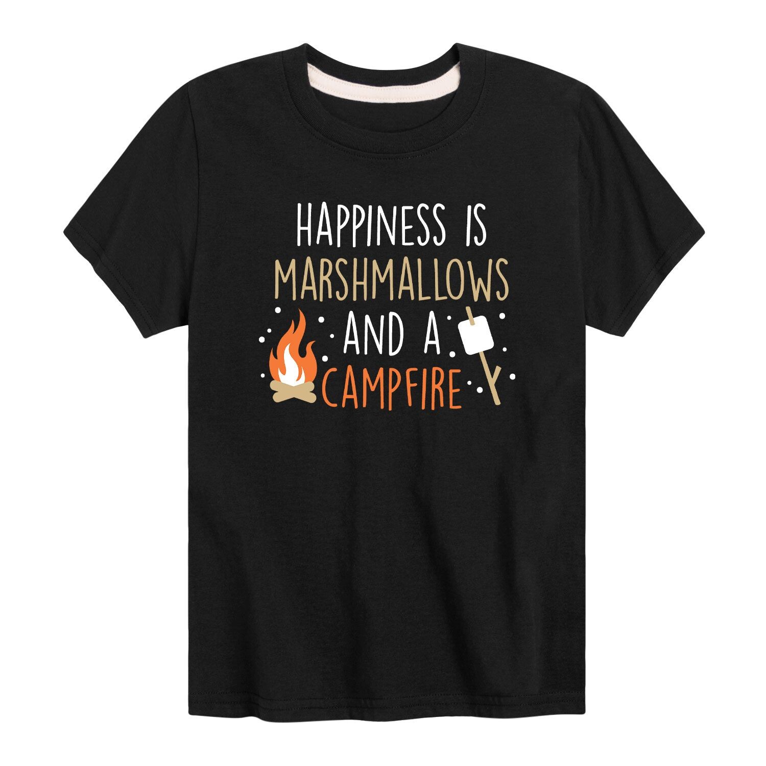 Мальчики 8–20 лет «Счастье — это зефир и футболка у костра» Licensed Character, черный
Мальчики 8–20 лет «Счастье — это зефир и футболка у костра» Licensed Character, черный