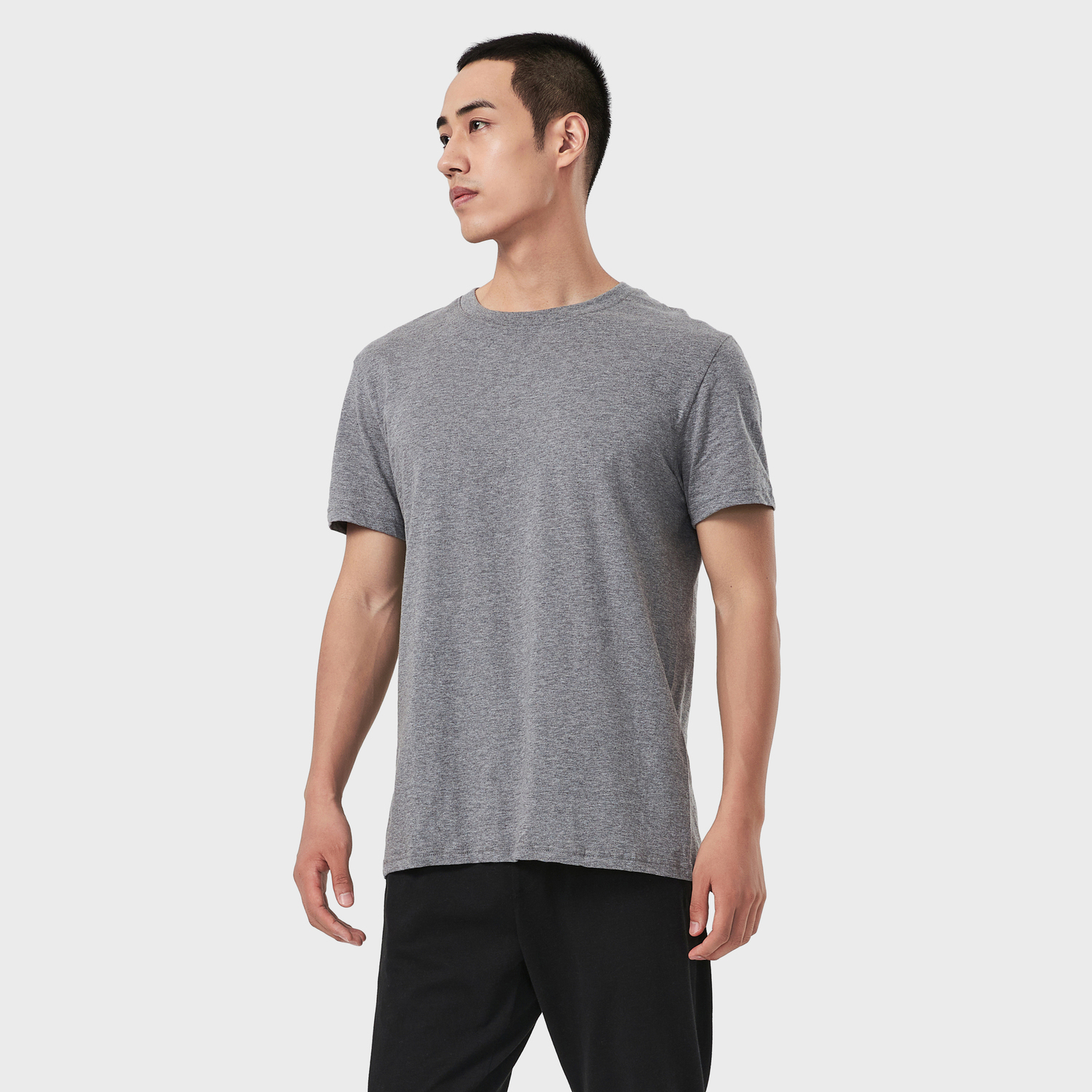 Мужская базовая футболка для фитнеса Domyos - синий/серый
Мужская базовая футболка для фитнеса Domyos - синий/серый