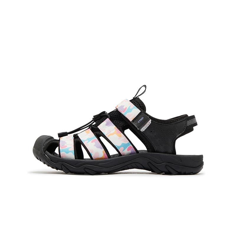 Детские сандалии с низким верхом, нескользящие и дышащие XTEP, черный/фиолетовый
Детские сандалии с низким верхом, нескользящие и дышащие XTEP, черный/фиолетовый