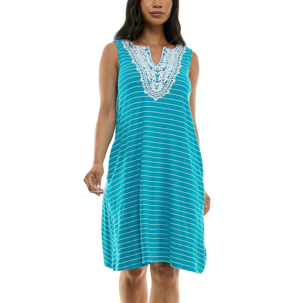 Женское платье-трапеция Nina Leonard с нагрудником, связанное крючком, цвет Peacock White 
Женское платье-трапеция Nina Leonard с нагрудником, связанное крючком, цвет Peacock White