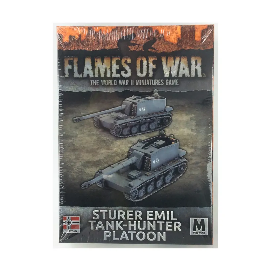 Взвод охотников за танками Штурер Эмиль, Flames of War - WWII - German - Artillery, AA, AT & AFV's (4th Edition)
Взвод охотников за танками Штурер Эмиль, Flames of War - WWII - German - Artillery, AA, AT & AFV's (4th Edition)