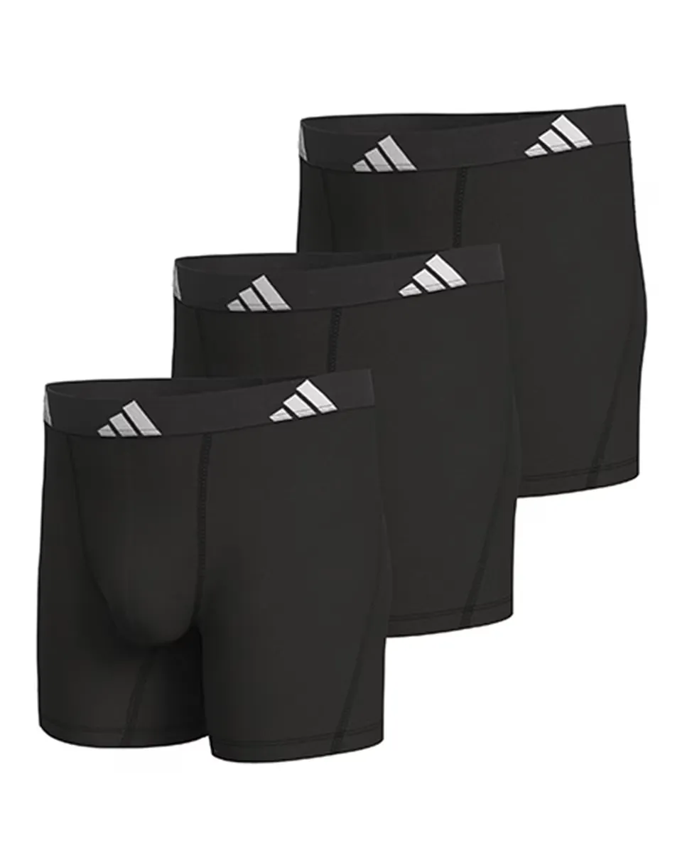 Упаковка из трех трусов-боксеров, разных оттенков adidas, черный
Упаковка из трех трусов-боксеров, разных оттенков adidas, черный