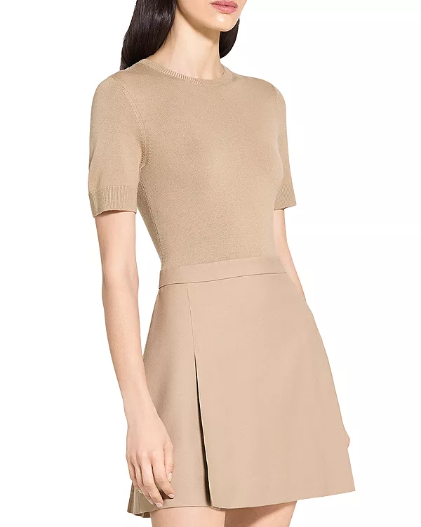 Мини-Платье с глубокими складками Theory, бежевый
Мини-Платье с глубокими складками Theory, бежевый