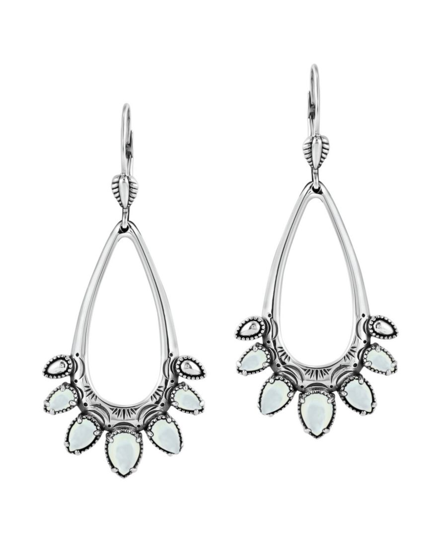 Серьги-подвески из стерлингового серебра с белым перламутром, в форме груши, с застежкой-рычагом American West Jewelry, No Color
Серьги-подвески из стерлингового серебра с белым перламутром, в форме груши, с застежкой-рычагом American West Jewelry, No Color
