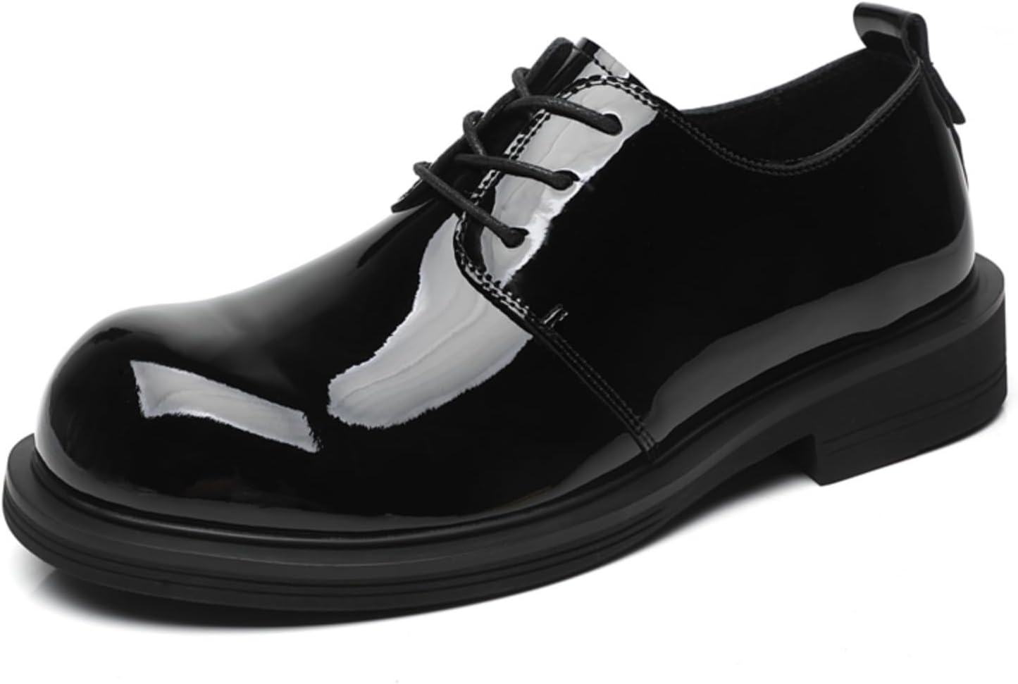 Мужские туфли на шнуровке из лакированной кожи, классический круглый носок, повседневные деловые туфли с блестящей поверхностью и массивной подошвой Kpdwfms, черный
Мужские туфли на шнуровке из лакированной кожи, классический круглый носок, повседневные деловые туфли с блестящей поверхностью и массивной подошвой Kpdwfms, черный