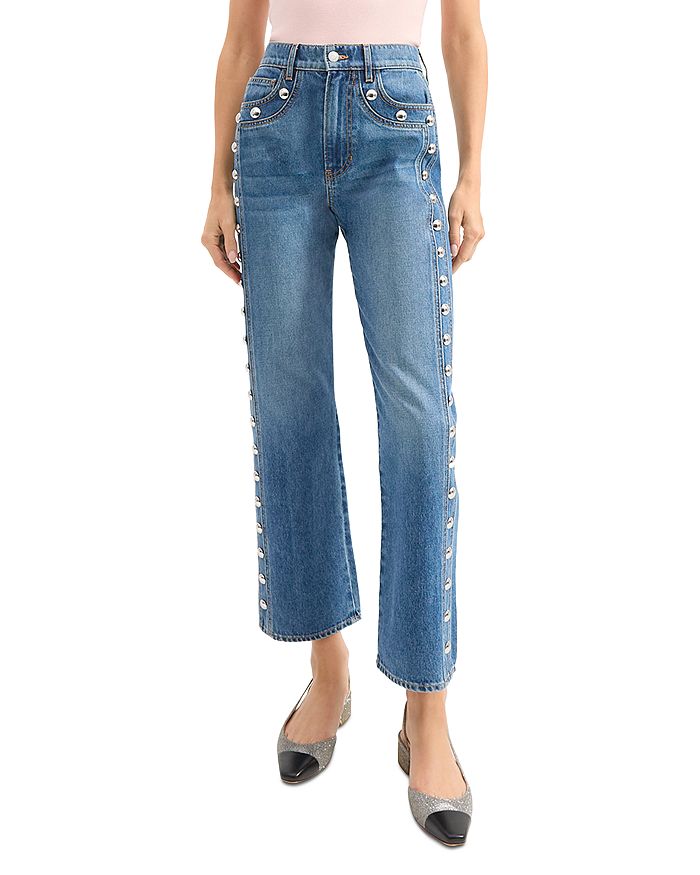 Джинсы Dylan High Rise Ankle Straight Leg Jeans в цвете Stoned Serendipity Veronica Beard, синий
Джинсы Dylan High Rise Ankle Straight Leg Jeans в цвете Stoned Serendipity Veronica Beard, синий