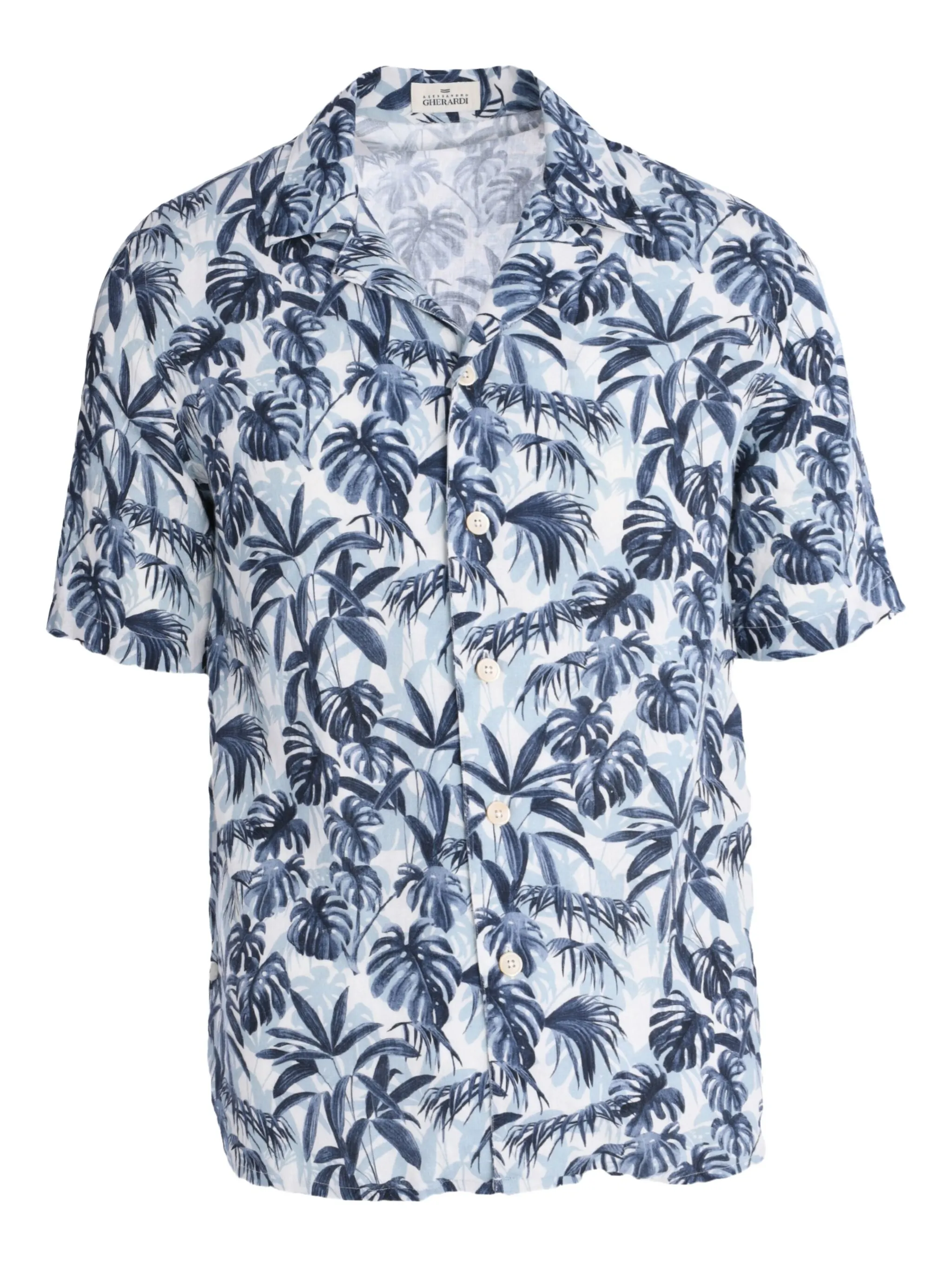 Рубашка с цветочным принтом Alessandro Gherardi, синий
Рубашка с цветочным принтом Alessandro Gherardi, синий