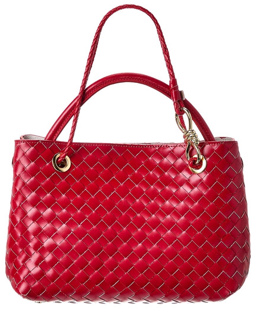 Сумка тоут из плетеной кожи Isabella Rosetti, красный
Сумка тоут из плетеной кожи Isabella Rosetti, красный