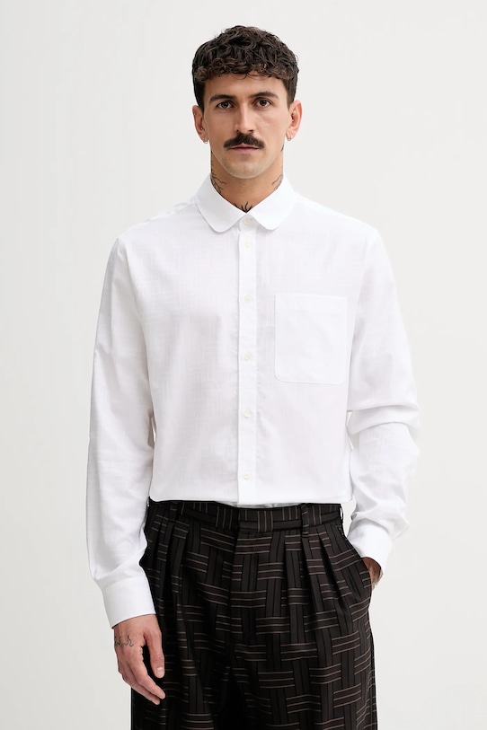 Хлопковая рубашка Kenzo, белый
Хлопковая рубашка Kenzo, белый