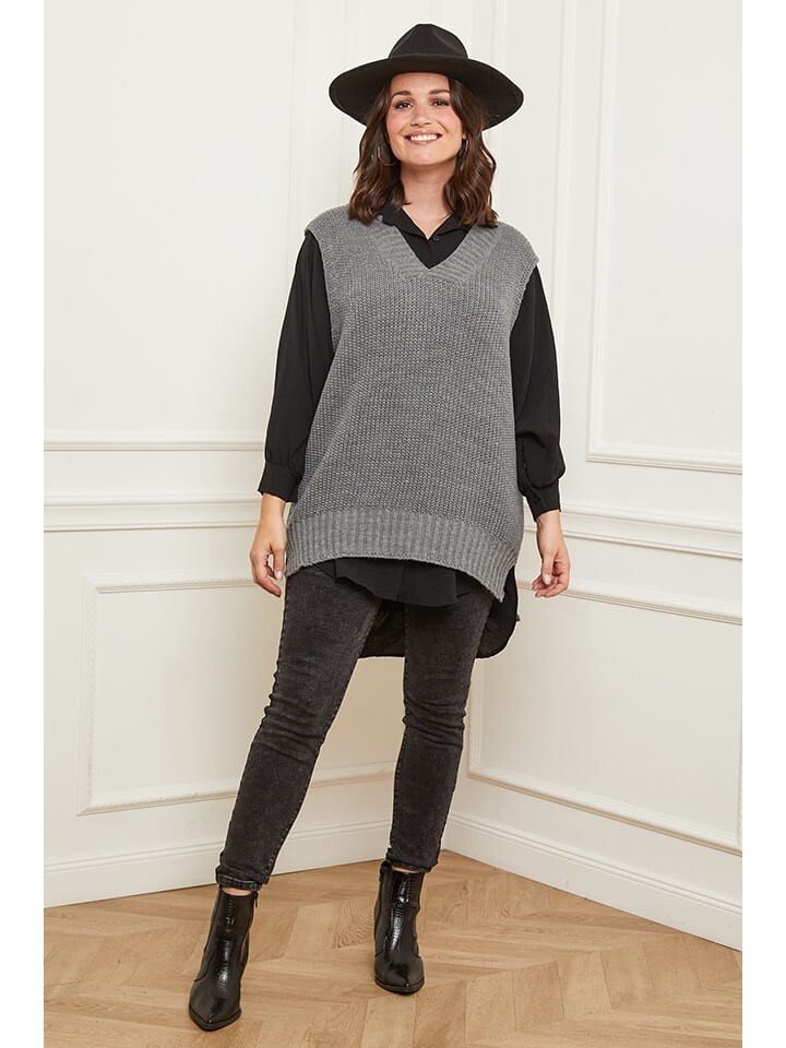 Свитер-жилет Curvy Lady, серый
Свитер-жилет Curvy Lady, серый