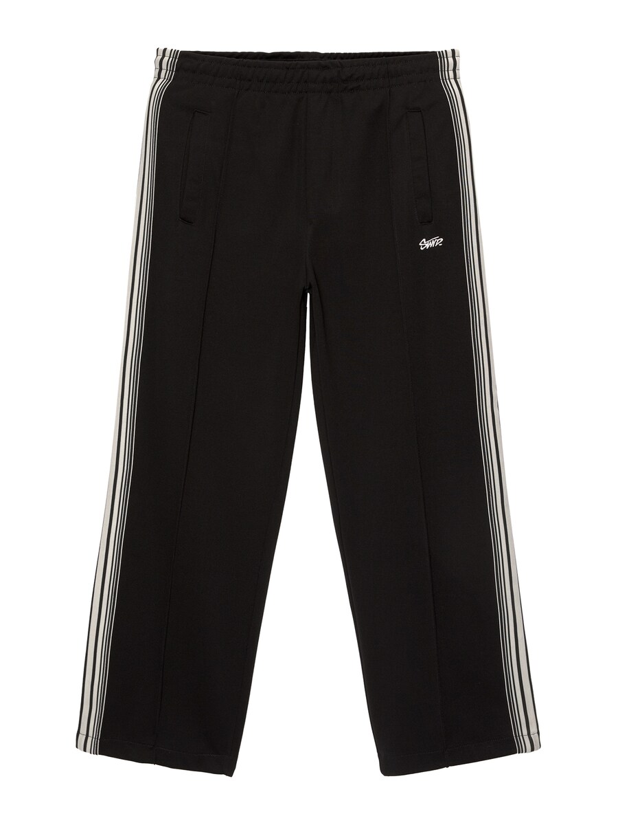 Брюки свободного кроя Pull&Bear, черный
Брюки свободного кроя Pull&Bear, черный