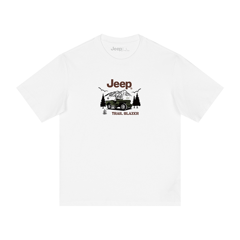 Футболка унисекс Jeep, белый
Футболка унисекс Jeep, белый