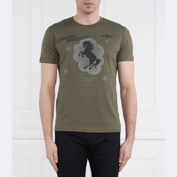 Футболка стандартного кроя Aeronautica Militare, зеленый
Футболка стандартного кроя Aeronautica Militare, зеленый