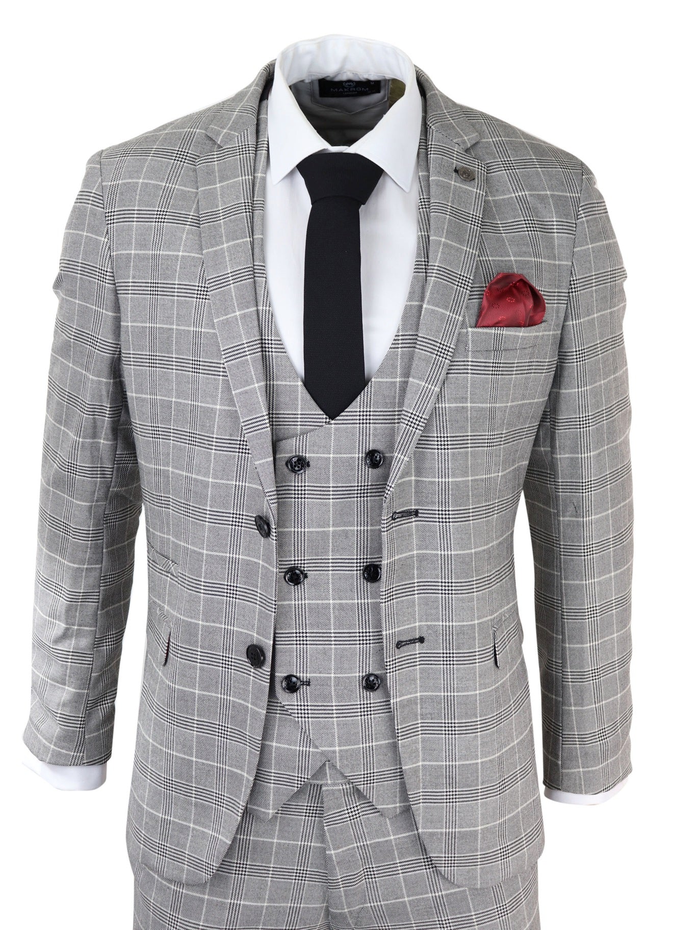 Росс Грей Свадебный костюм в клетку «Принц Уэльский» Marc Darcy, серый
Росс Грей Свадебный костюм в клетку «Принц Уэльский» Marc Darcy, серый