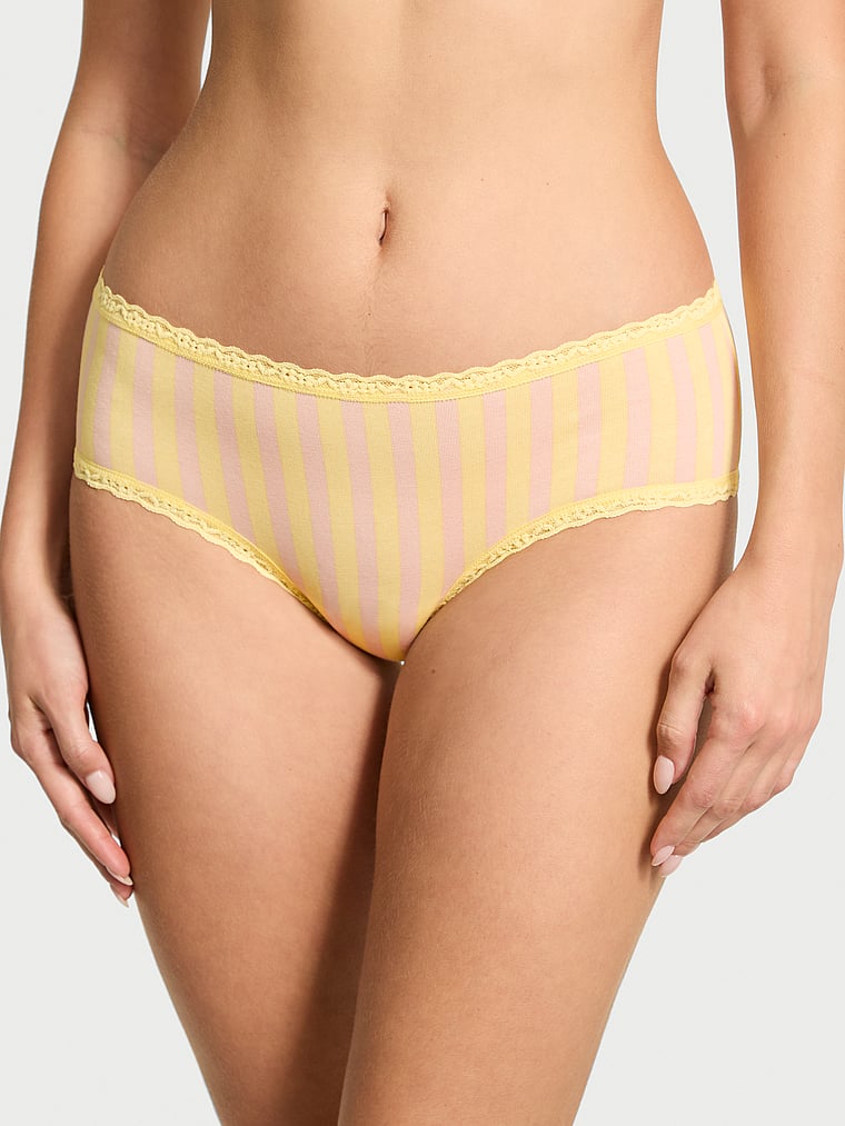 Хлопковые трусики-стринги с кружевной талией Lace Trim, lace trim yellow tulip & praline stripes
Хлопковые трусики-стринги с кружевной талией Lace Trim, lace trim yellow tulip & praline stripes