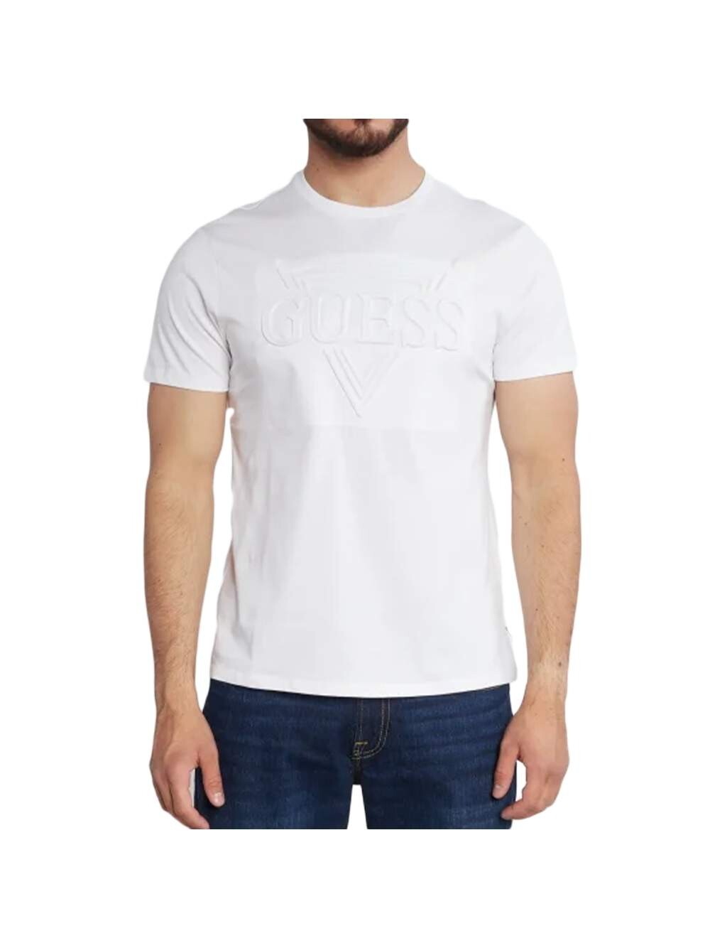 Футболка с тиснением Guess, белый
Футболка с тиснением Guess, белый