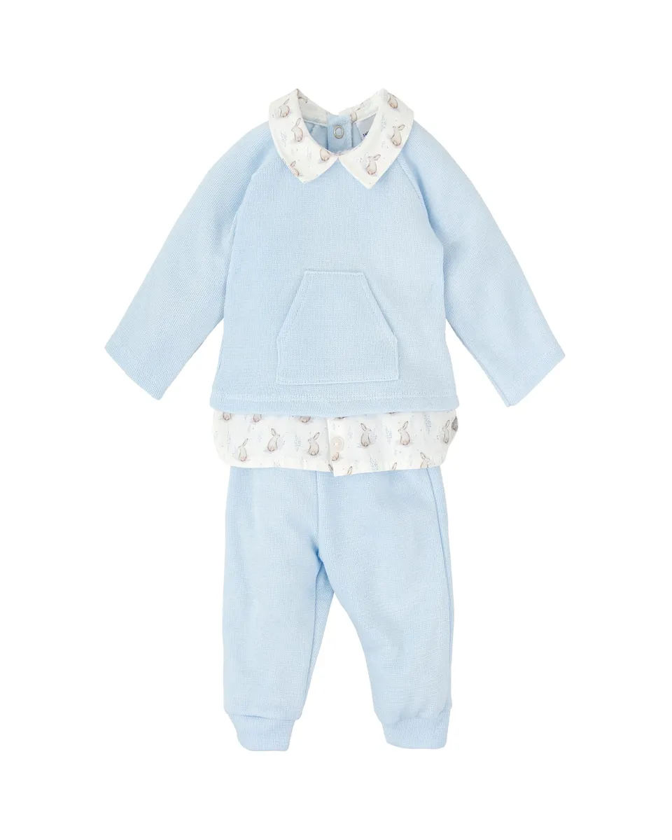 Детский спортивный костюм для мальчика с воротником-стойкой и подходящими штанами BABIDÚ, синий
Детский спортивный костюм для мальчика с воротником-стойкой и подходящими штанами BABIDÚ, синий