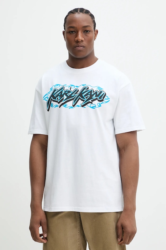 Хлопковая футболка Karl Kani, белый
Хлопковая футболка Karl Kani, белый
