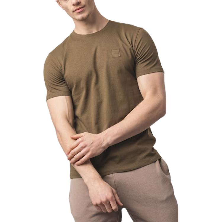 Футболка из хлопка с нашивкой-логотипом HUGO BOSS, коричневый
Футболка из хлопка с нашивкой-логотипом HUGO BOSS, коричневый