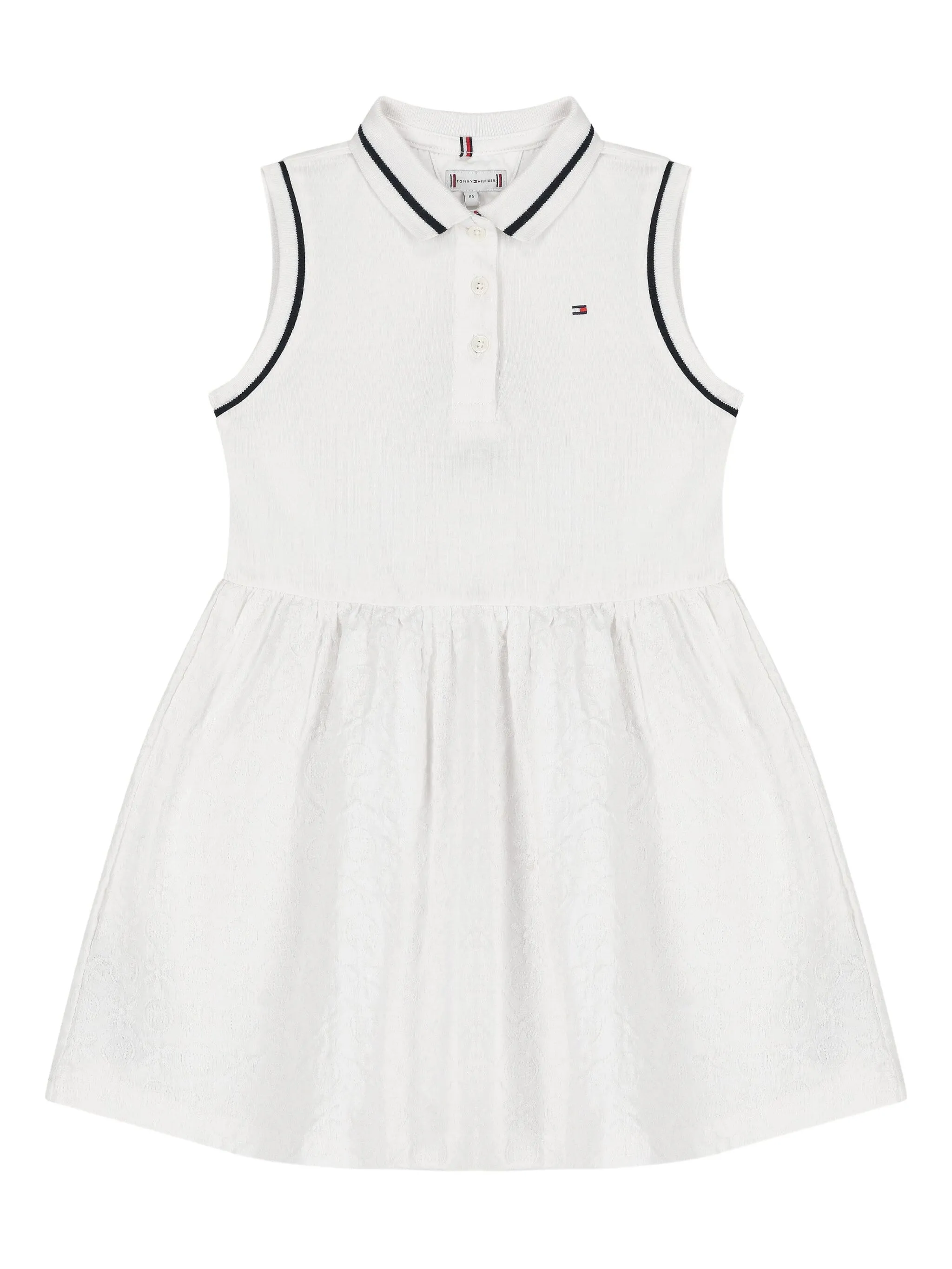 Платье с воротником поло Tommy Hilfiger Junior, белый
Платье с воротником поло Tommy Hilfiger Junior, белый