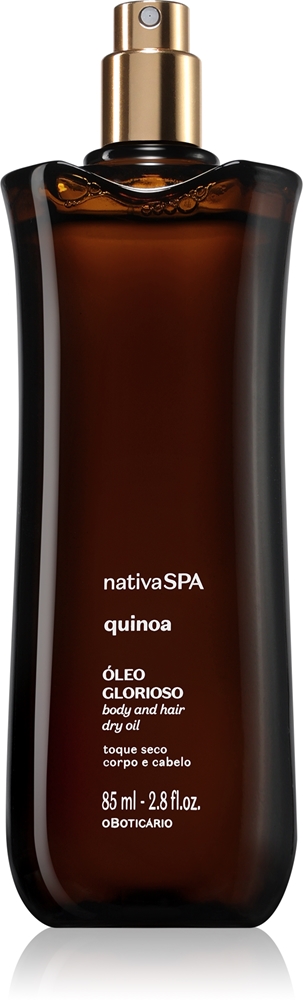 Восстанавливающее масло для волос Nativa spa quinoa Oboticário, 85 мл
Восстанавливающее масло для волос Nativa spa quinoa Oboticário, 85 мл