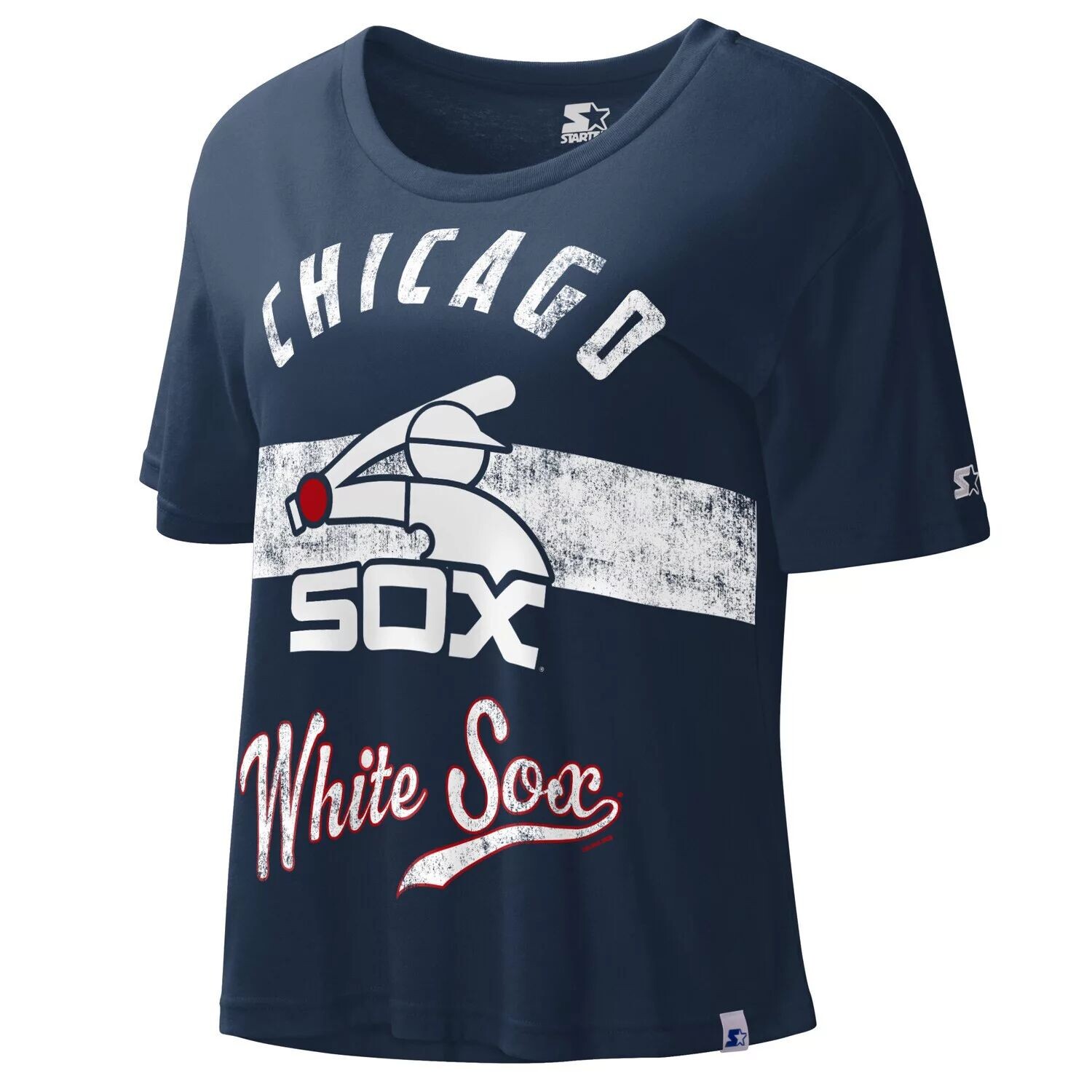 Женский укороченный топ темно-синего цвета Chicago White Sox Cooperstown Collection Record Setter Starter
Женский укороченный топ темно-синего цвета Chicago White Sox Cooperstown Collection Record Setter Starter