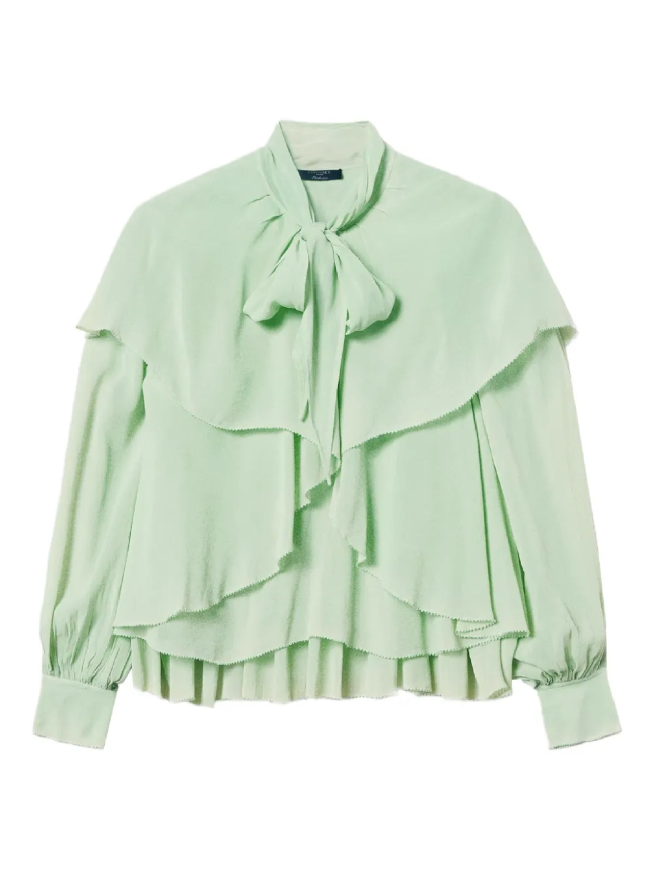Блузка с воланами TWINSET, зеленый
Блузка с воланами TWINSET, зеленый